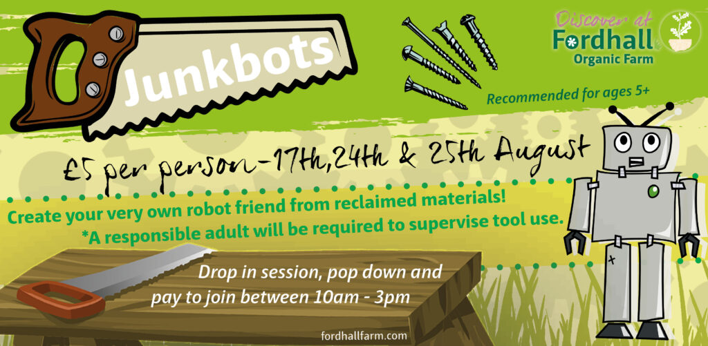 Junkbots at Fordhall Organic Farm