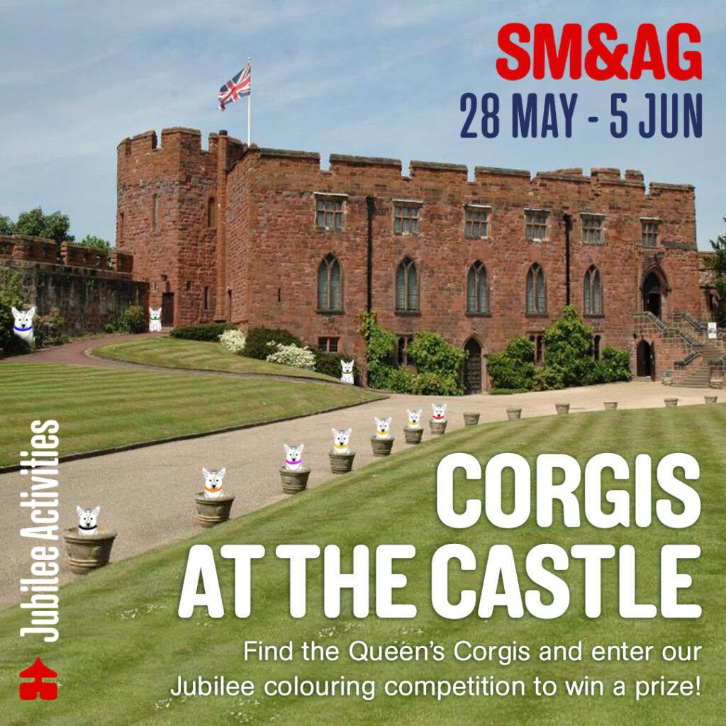 Queen's Corgi Trail at Shrewsbury Castle Grounds
