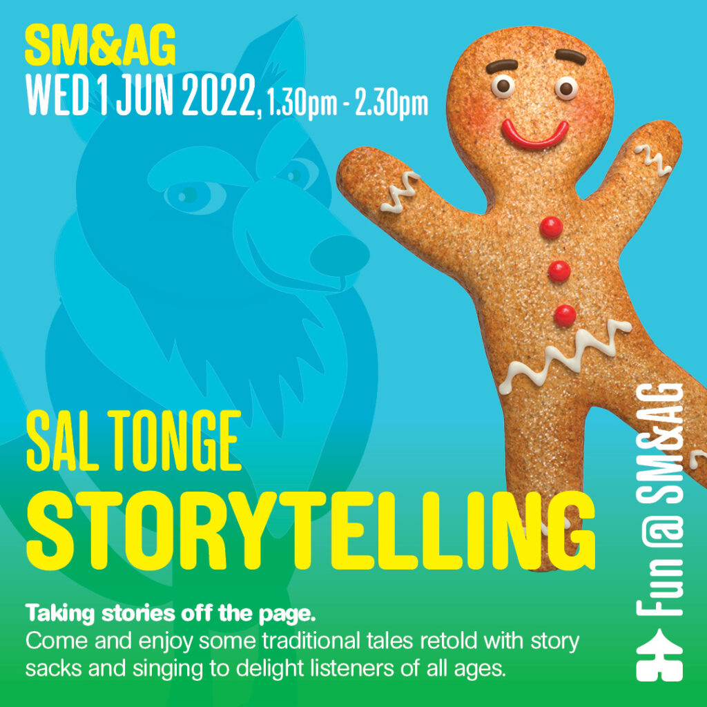 Story Telling with Sal Tonge ~ Ladybird Exhibition Stories & Music