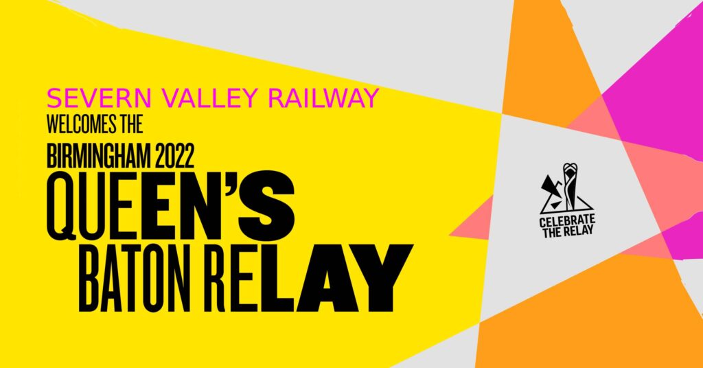 Birmingham 2022 Queen's Baton Relay at the Severn Valley Railway