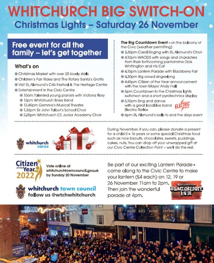 Whitchurch Christmas Light Switch On!