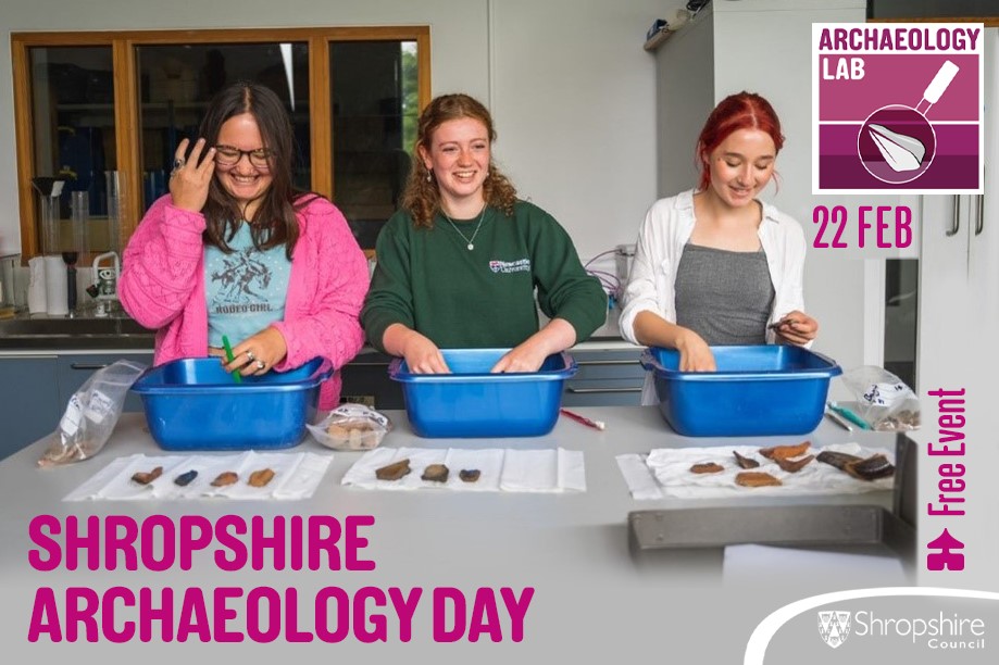 Shropshire Archaeology Day FREE Workshops