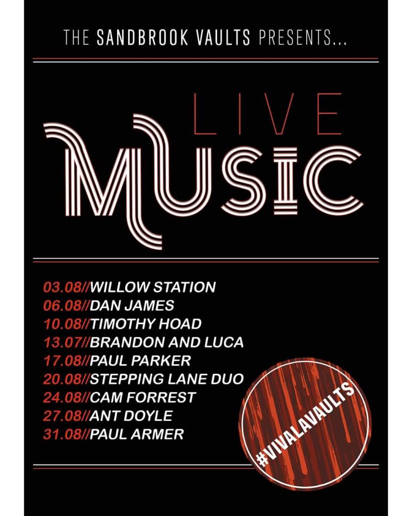 Live Music at the Sandbrook Vaults