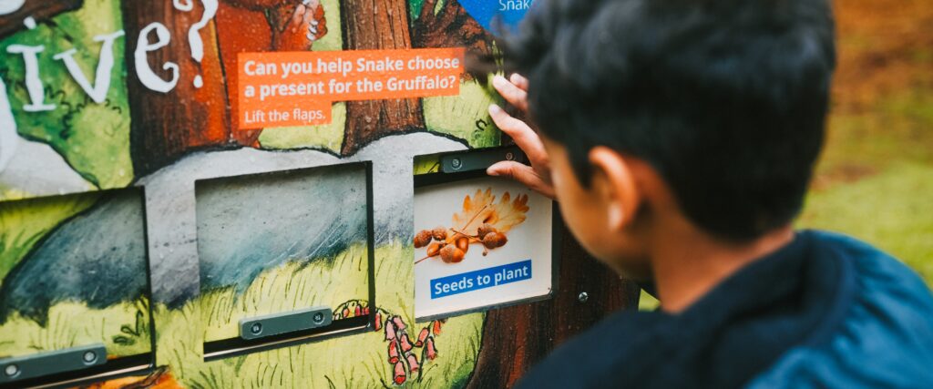 Join The Gruffalo for a birthday adventure at Haughmond Hill!