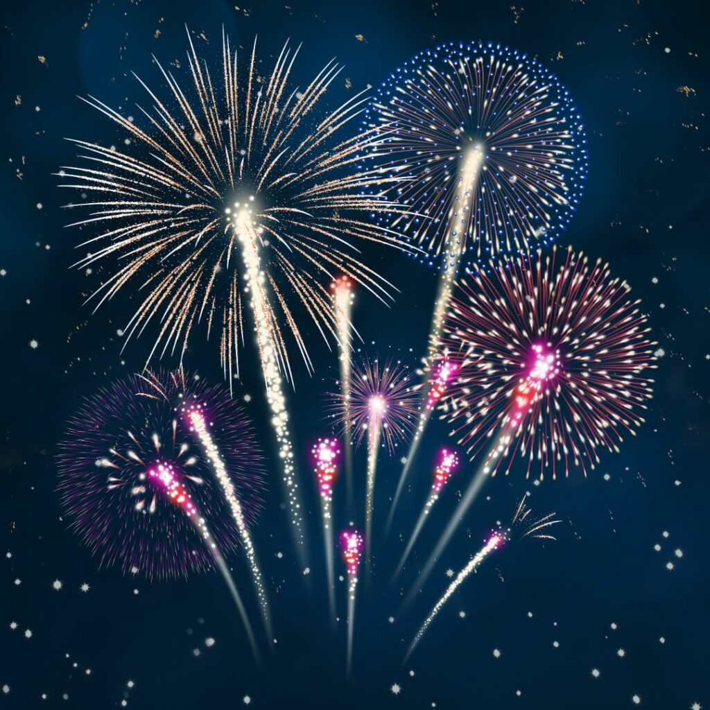 Bonfire and Fireworks