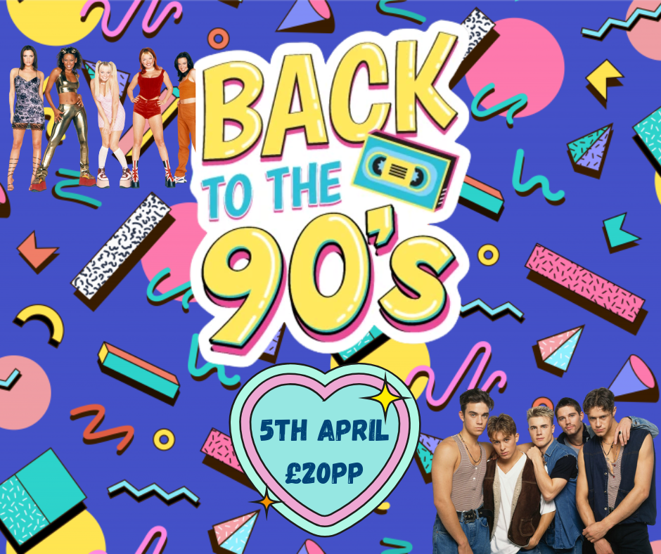 Back to the 90s! 18+ 5th April